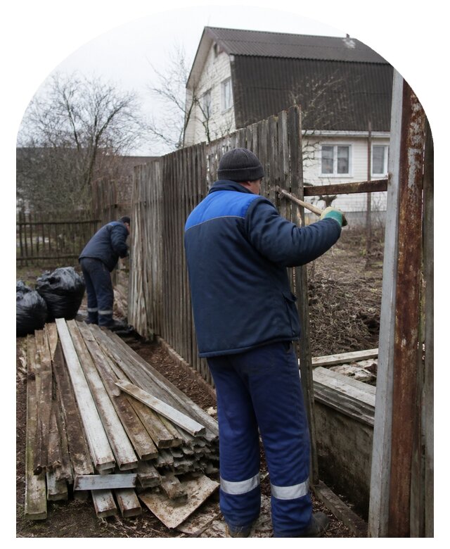 Демонтаж забора в Сегеже по цене от 4682 р. | Метпроект-Сгж